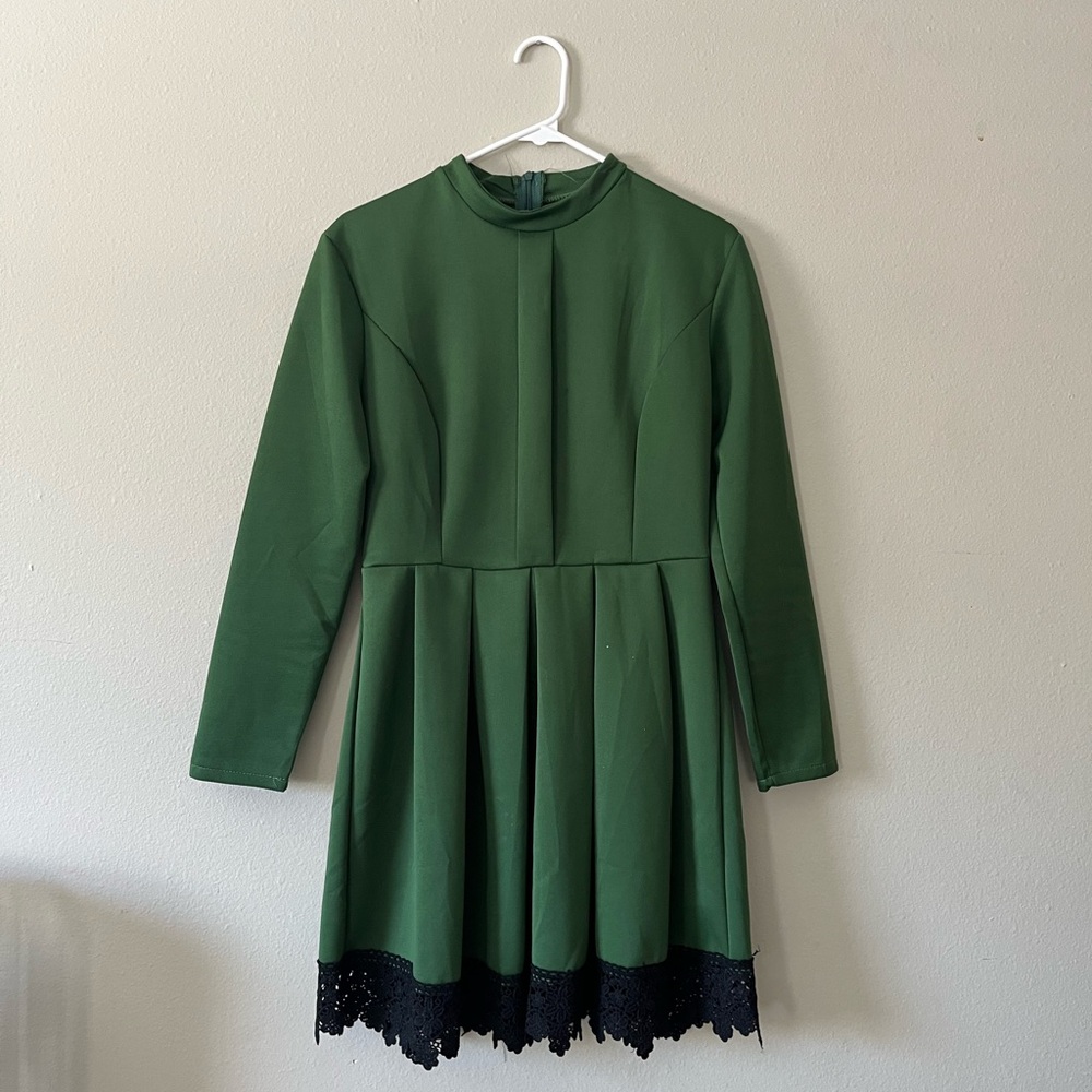 Purple (Brand) Zip up Dress Green size Extra Large